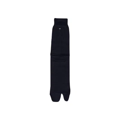 Pre-owned Maison Margiela Tabi Socks 'blue' | Women's Size L