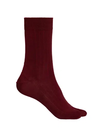 Maison Margiela Tabi Socks In Brown