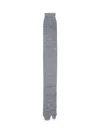Maison Margiela Ribbed Elasticated Cuff Split Toe Hosiery In Gray