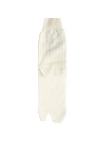 Maison Margiela Tabi Socks In White