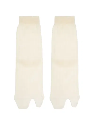 Maison Margiela Tabi Socks In Neutrals