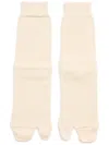 Maison Margiela Tabi Socks In Neutrals