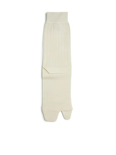 Maison Margiela Tabi Socks In White