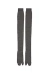 Maison Margiela Tabi Socks Woman Dark Grey In Gray