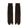 Maison Margiela Tabi Socks In Black