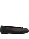 Maison Margiela Tabi Split-toe Ballet Flats In Black
