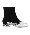 Maison Margiela Tabi Split-toed Boots In Black