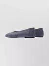 Maison Margiela Tabi Style Ballerina Shoes Bow In Blue