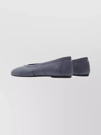 Maison Margiela Tabi Style Ballerina Shoes Bow In Blue
