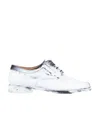 Maison Margiela Tabi Bianchetto Brogues Woman Black And White In White