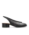 Maison Margiela Tabi Toe Heeled Shoes In Black