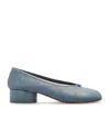 Maison Margiela Tabi Toe Heeled Shoes In Blue