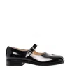 Maison Margiela Tabi Toe Mary Jane Shoes In Black