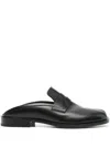 Maison Margiela Black Tabi City Loafer Mules In 黑色