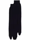 Maison Margiela Tabi Knee-high Socks In 511 Navy