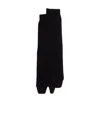 Maison Margiela Jersey-wool Tabi Crew-length Socks Clothing In Blue