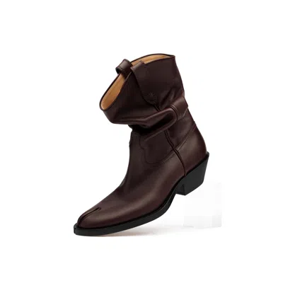 Maison Margiela Tabi Western Boot Woman Deep Red