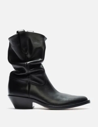 Maison Margiela Tabi Western Boots In Black