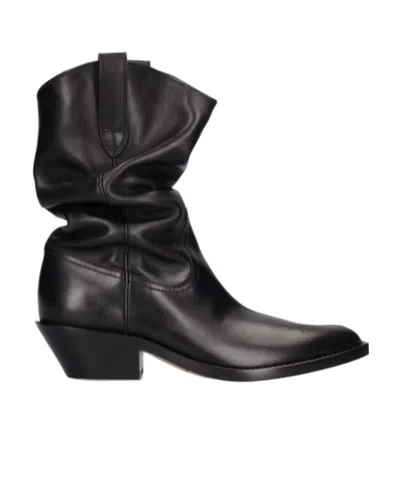 Maison Margiela Tabi Western High-heeled Short Boots