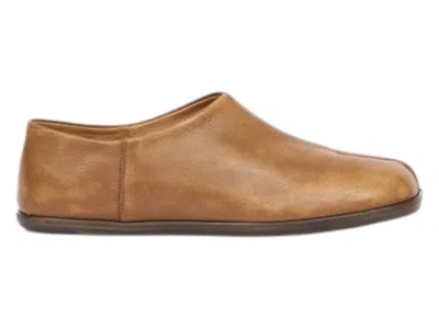 Pre-owned Maison Margiela Tabi (women's) Sneakers In Safari Shade In Brown