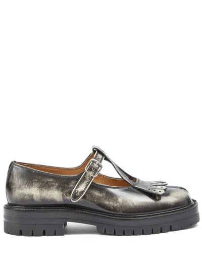 Maison Margiela Taby County Mary Jane Shoes In Black