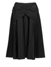 MAISON MARGIELA MAISON MARGIELA TAFFETA MIDI SKIRT