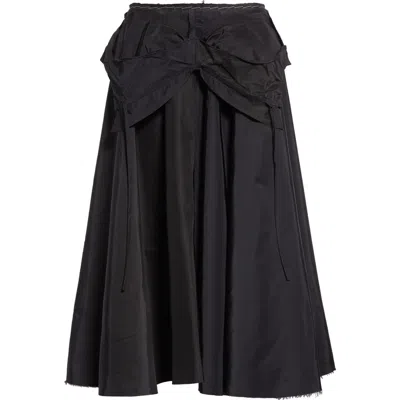 MAISON MARGIELA MAISON MARGIELA TAFFETA MIDI SKIRT