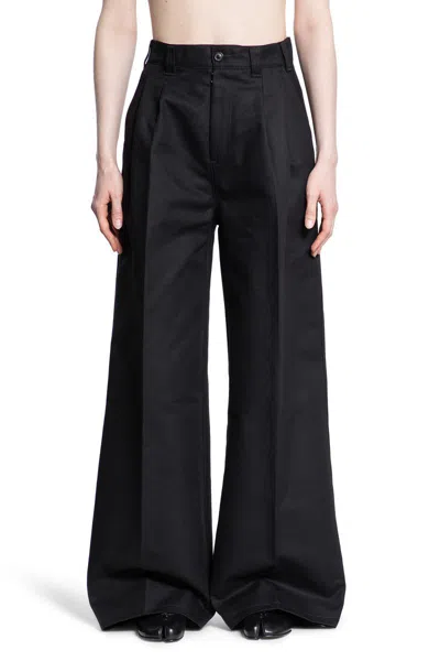 Maison Margiela Trousers In Black