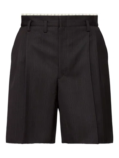 Maison Margiela Men Black Lining Insert Bermuda Shorts, 34 Luxury Shorts For Men Darveys