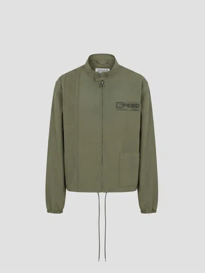 Maison Margiela Tailored Sports Jacket In Khaki