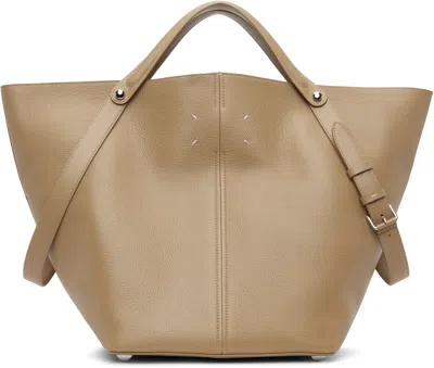 Maison Margiela Tan Dress-age Medium Bag