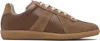 Maison Margiela Tan Replica Sneakers In Brown