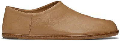 Maison Margiela Tan Tabi Babouches Loafers In T4091 Nude