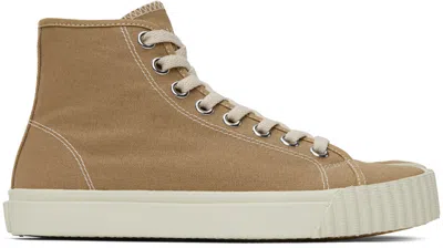 Maison Margiela Tan Tabi Sneakers In T2172 Chamois