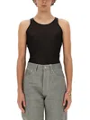 Maison Margiela Tank Top In Nero