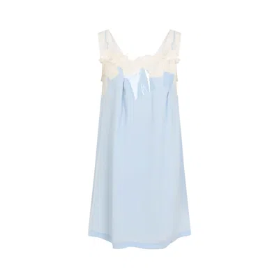 Maison Margiela Tape Mini Slip Dres In Pink