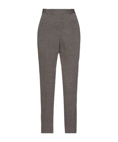 Maison Margiela Tapered Pants In Brown