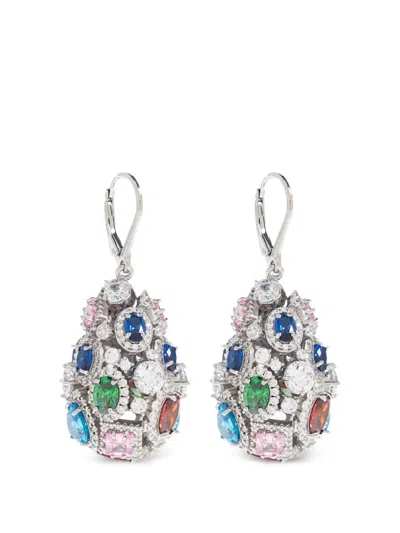 Maison Margiela Teardrop Earrings In Silver