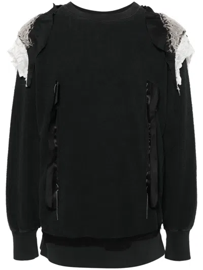 Maison Margiela Sweatshirt In Black