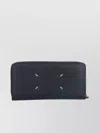 Maison Margiela Textured Finish Wallets Contrast Stitching