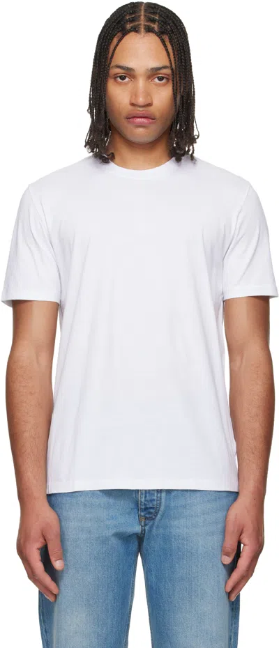 Maison Margiela Three-pack White Shades Cotton Jersey T-shirts
