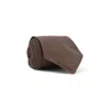 Maison Margiela Textured Tie With Pointed Tip And Roll