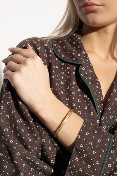 Maison Margiela ‘timeless' Silver Bracelet In Gold