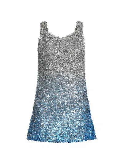 Maison Margiela Tinsel-yarn Tank Top In Silver
