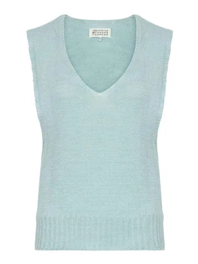 Maison Margiela Top Fussbett In Blue