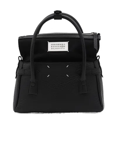 Maison Margiela Top Handle Shoulder Bag In Black