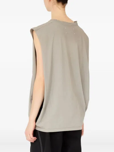 Maison Margiela Top Woman In Gray