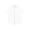 Maison Margiela Short Sleeved Layered Cotton Shirt Clothing