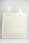 Maison Margiela Tote In Beige Cotton