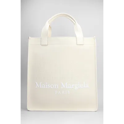 Maison Margiela Tote In Beige Cotton